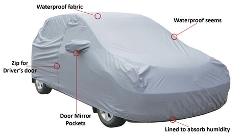 Outdoor Dust & Waterproof Car Cover - Green Flag vGroup