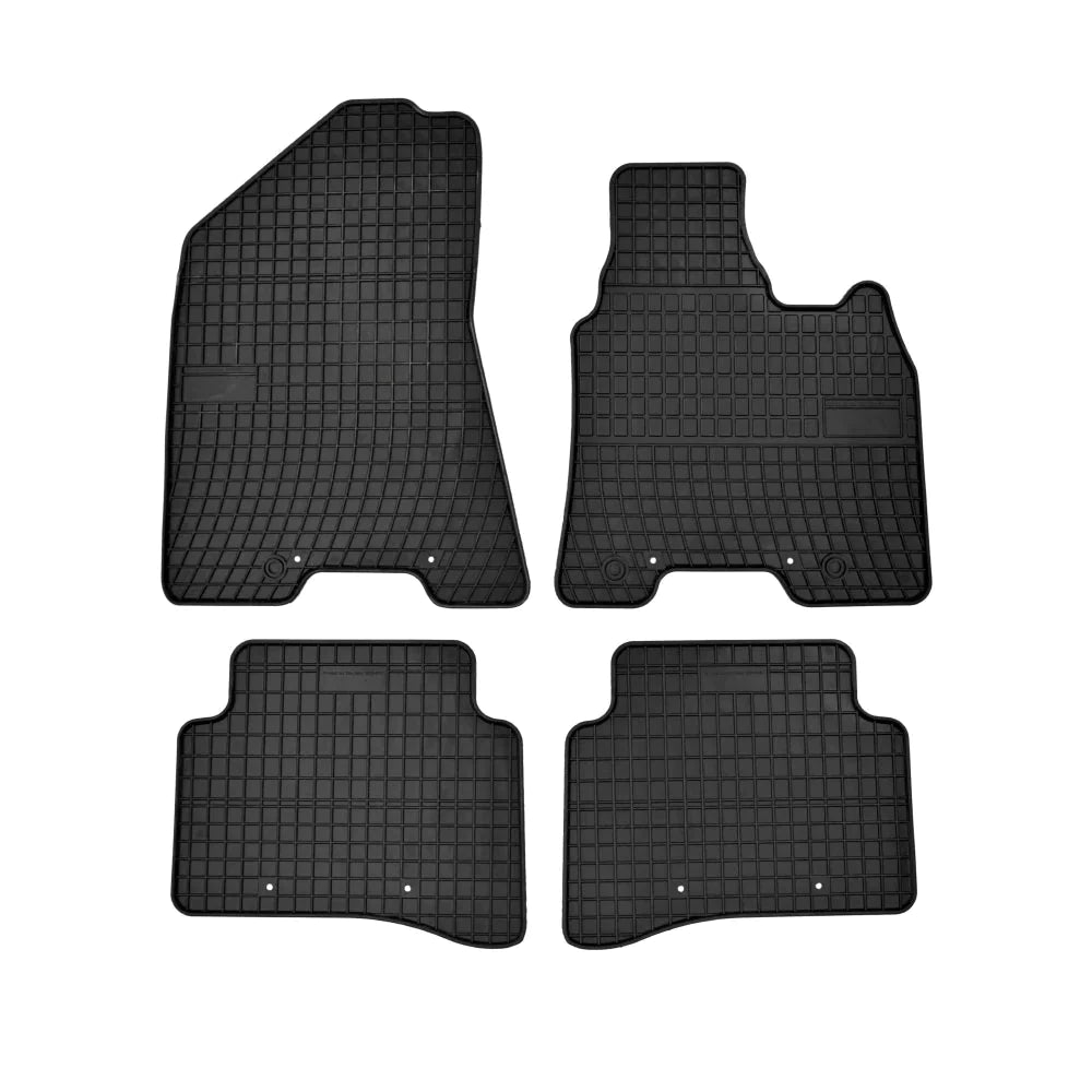 Fully Tailored 4-Piece Carpet Mat Set For Kia Stonic 2017+ – Right Hand Drive – Black 550gsm
