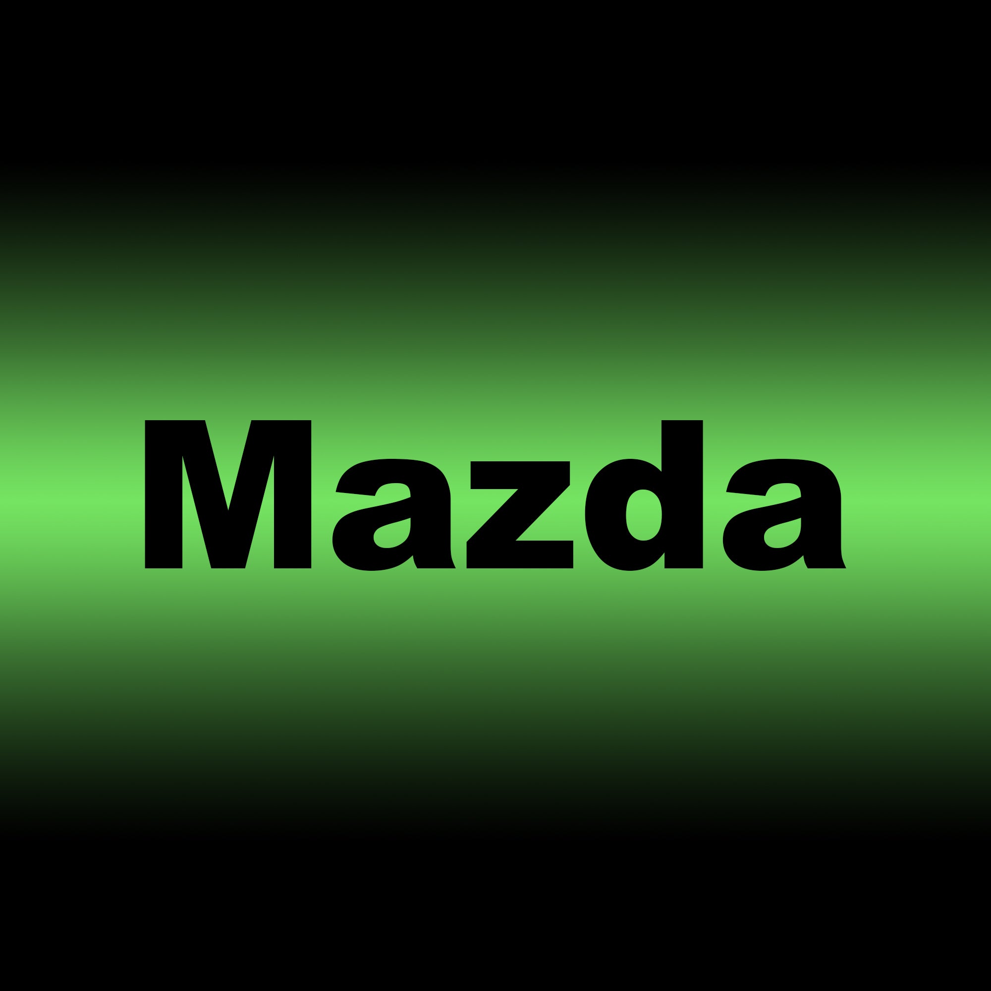 Rubber Tailored Car mats Mazda - Green Flag vGroup