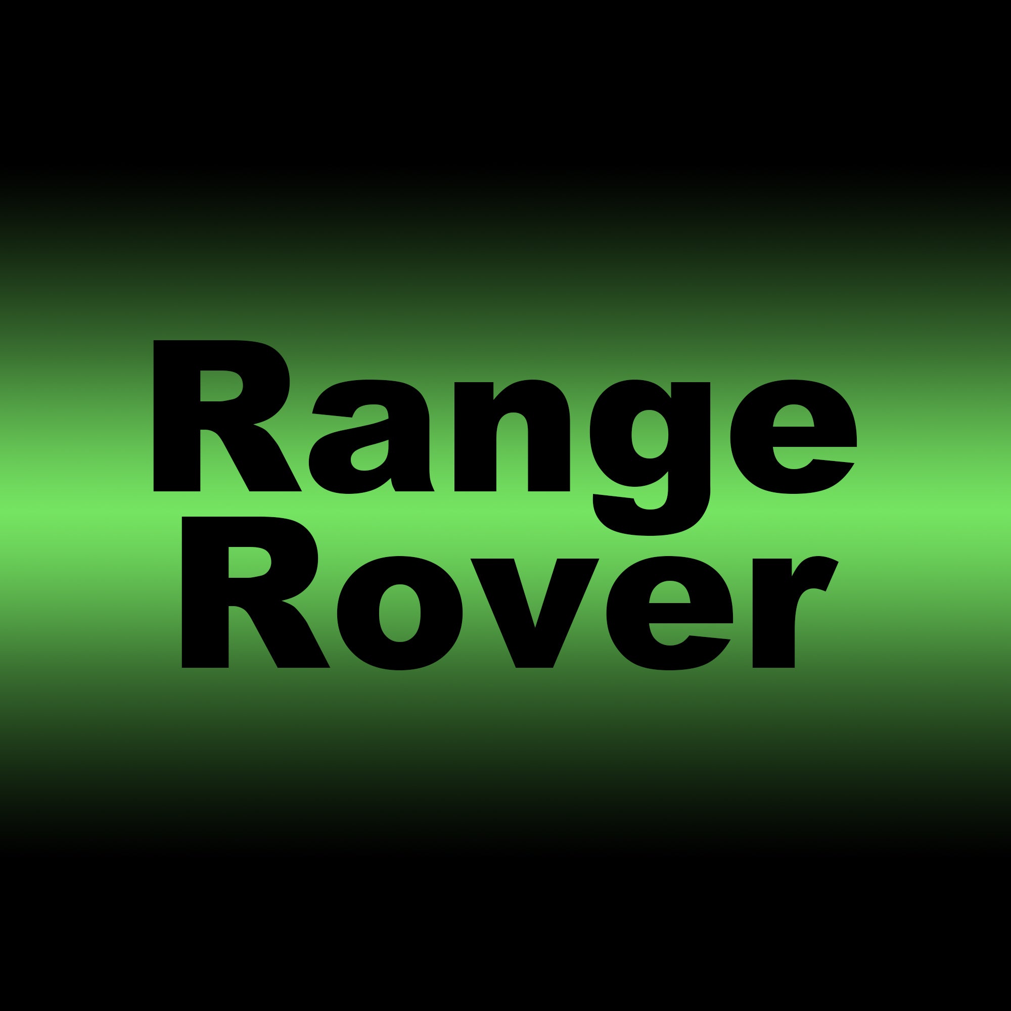 Rubber Tailored Car mats Range Rover - Green Flag vGroup